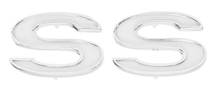 Load image into Gallery viewer, Trim Parts White Front Fender SS Emblem 1969-1972 Chevelle/EL Camino 1969 Impala
