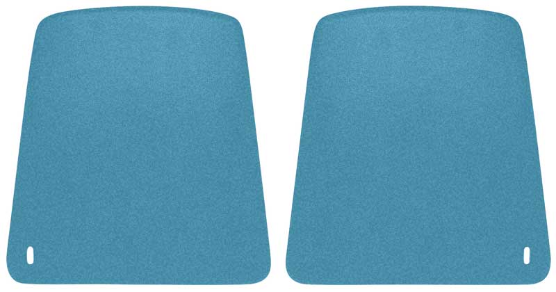 OER Medium Blue Bucket Seat Back Panel Set 1967-70 Pontiac Firebird/Chevy Camaro