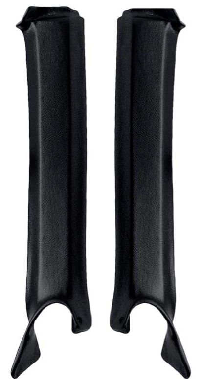 OER Black Urethane Pillar Post Molding Set For 1969 Chevy Camaro Coupes