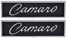 Load image into Gallery viewer, OER Door Panel Script Lettering Emblem Set For 1968-1969 Chevy Camaro Models
