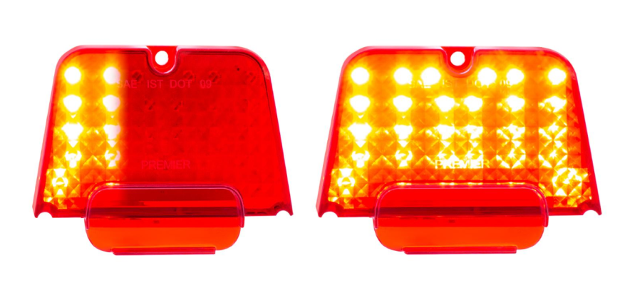 United Pacific Sequential LED Tail Light Lamp Set For 1962-1964 Chevy II Nova