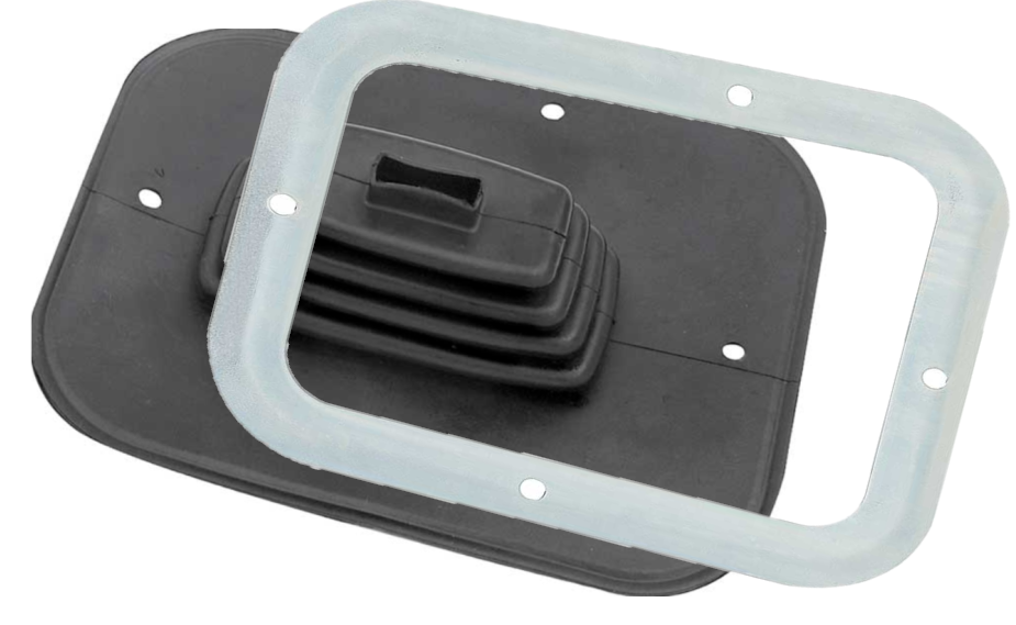 OER Console Manual Floor Shifter Boot and Ring For 1967-69 Camaro 1968-73 Nova