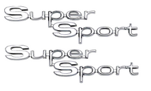 Load image into Gallery viewer, OER Super Sport Quarter Panel Emblem Set For 1967 Chevelle and EL Camino Models
