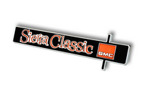 Load image into Gallery viewer, Trim Parts &quot;Sierra Classic&quot; Dash Panel Emblem For 1975-1980 GMC Sierra Trucks
