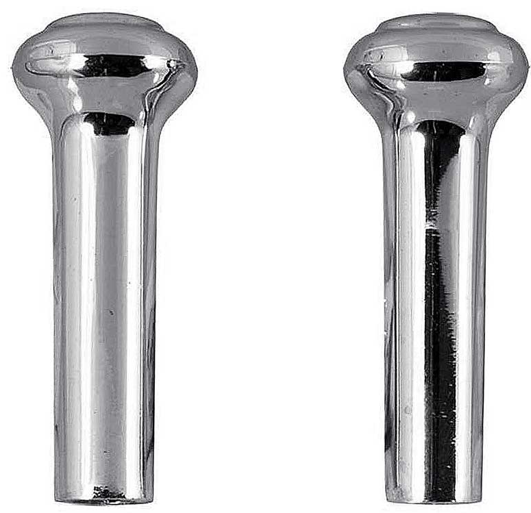 OER Chrome Door Lock Knob Set For 1968-1973 Mustang Bronco Cougar and Fairlane