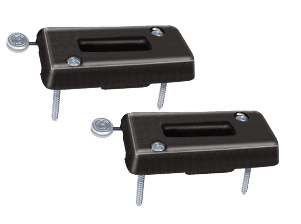 OER Black Headrest Escutcheon Set 1969 Pontiac Firebird and Chevy Camaro