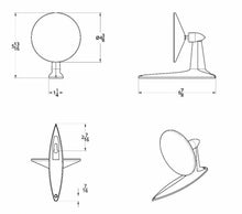 Load image into Gallery viewer, United Pacific LED Turn Signal Exterior Mirror Set For 1955-1957 Bel Air 150 210
