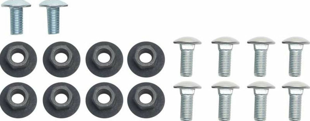 OER Polished Head Rear Bumper Bolt Set 1967-1969 Pontiac Firebird Models