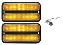 Load image into Gallery viewer, United Pacific LED Amber Side Marker Light Set 1968-1972 Chevy Pickup Truck
