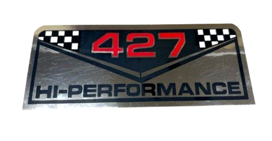 427 Hi-Performance Valve Cover Decal For Camaro Chevelle Nova Impala Bel Air