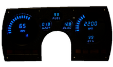 Load image into Gallery viewer, Intellitronix Blue LED Digital Gauge Cluster 1982-1990 Chevy Camaro Models
