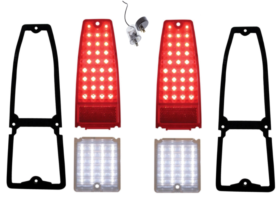 United Pacific LED Tail Light and Back-Up Light Set For 1966-1967 Chevy II Nova