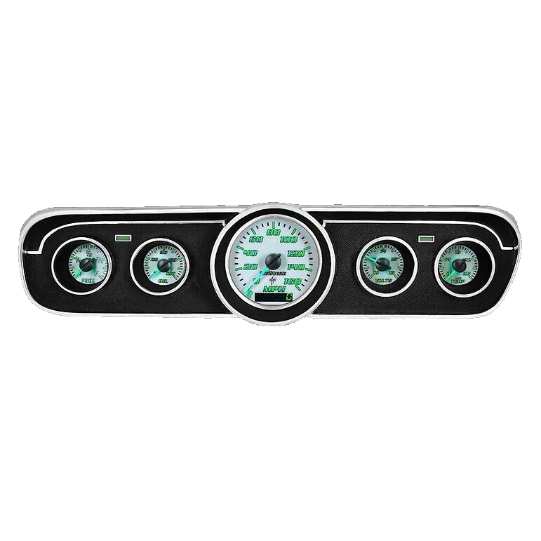 Intellitronix Green LED Analog Replacement Gauge Cluster For 1964-1966 Mustang