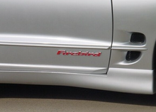 Load image into Gallery viewer, White Fender Overlay Decal Set 1993-2003 Pontiac Firebird Models
