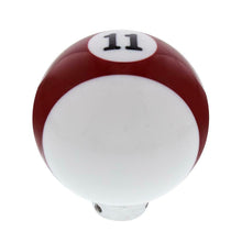 Load image into Gallery viewer, United Pacific Red Striped #11 Pool Ball Gearshift Knob Manual Transmission
