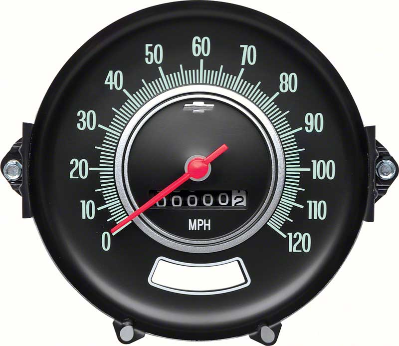 OER 6492542 1969 120MPH Chevrolet Chevelle Speedometer w/o Speed Warning