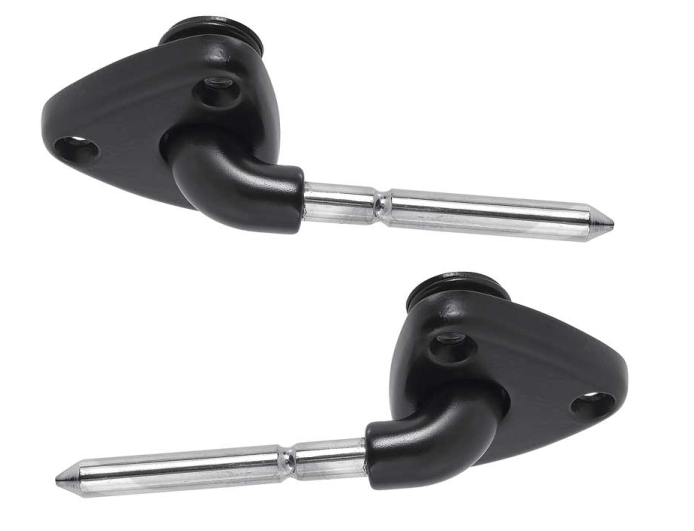 OER Black Sun Visor Support Set With T-Top 1982-1992 Firebird/Trans AM/Camaro