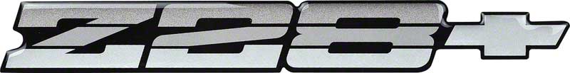 1985-86 Camaro Z28 Rear Panel Emblem - Silver