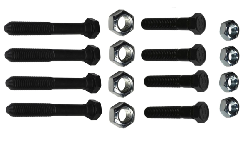 16 Piece Upper and Lower Control Arm Bolt and Nut Set For Pontiac Models