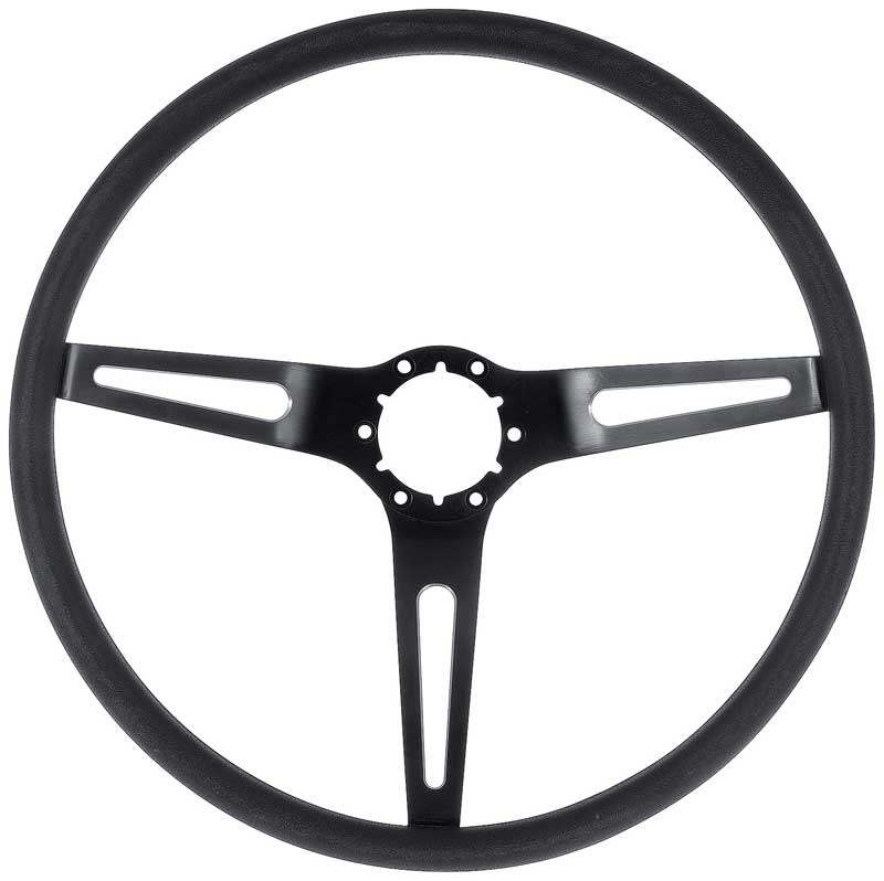 OER Comfort Grip Steering Wheel With Black Spokes 1969-1972 Camaro Nova Impala