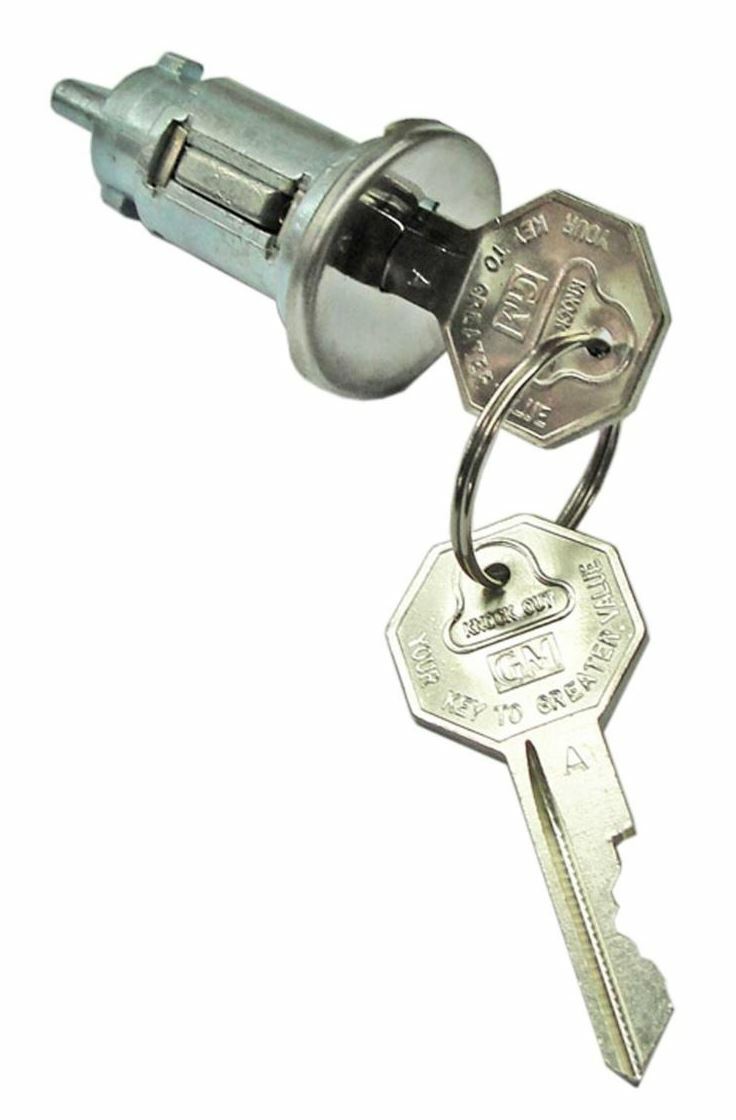 Ignition Lock Cylinder/Key Set 1966-1967 Cadillac Chevelle EL Camino Nova Truck