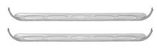 Load image into Gallery viewer, OER Stainless Steel Door Sill Plate Set With Bow Tie 1960-1966 Chevy Trucks
