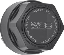 Load image into Gallery viewer, OER Black WS6 Wheel Center Cap Set 1982-1992 Pontiac Firebird and Trans AM
