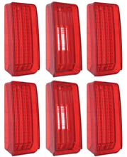 Load image into Gallery viewer, OER 6 Piece Tail Lamp Lens Set For 1970 Chevy Impala and Caprice Models
