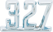 Load image into Gallery viewer, OER "327" Front Fender Emblem 1965-1967 Nova Camaro Corvette Impala Chevelle
