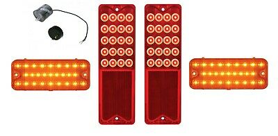United Pacific LED Tail Light and Front Marker Light Set 1967-1968 Chevy Truck