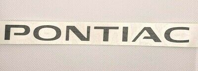 Flat Black Rear Pontiac Emblem Overlay Decal 2008-2009 Pontiac G8 Models