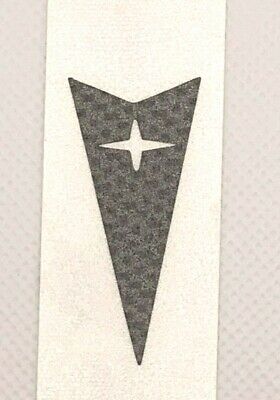 Carbon Fiber Rear Arrowhead Emblem Overlay Decal 2004-2006 Pontiac GTO Models