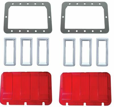United Pacific  Tail Light Lens/Bezel/Gasket Set 1967 Ford Mustang