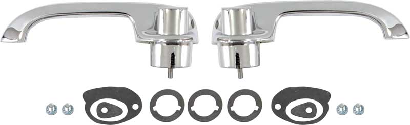OER Outer Door Handle Set 1956-1957 Chevy Bel Air 150 210 Del Ray 4-Door Hardtop