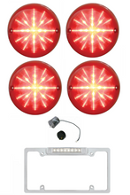 Load image into Gallery viewer, United Pacific Bubble Style LED Tail Light Upgrade Set 1980-1982 Chevy Corvette
