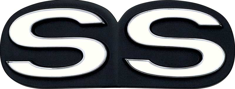 OER Reproduction SS Front Grille Emblem 1970-1972 Chevy II Nova Models
