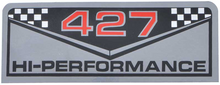 Load image into Gallery viewer, 427 Hi-Performance Valve Cover Decal Set For Camaro Chevelle Nova Impala Bel Air
