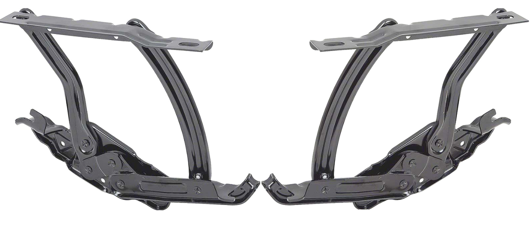 OER Hood Hinge Assembly Set 1963-64 Impala Nova Chevelle Bel Air Corvair