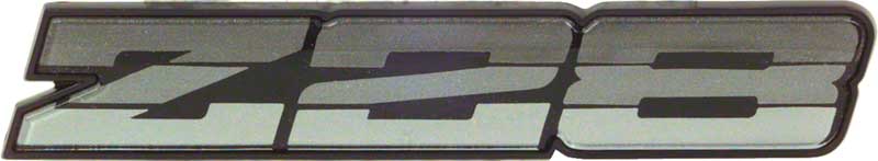 1985-86 Camaro Z28 Rocker Emblem Gray