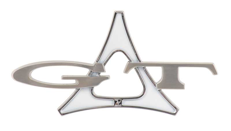 OER 2255116 1963 Dart GT Fratzog Fender Emblem Dart