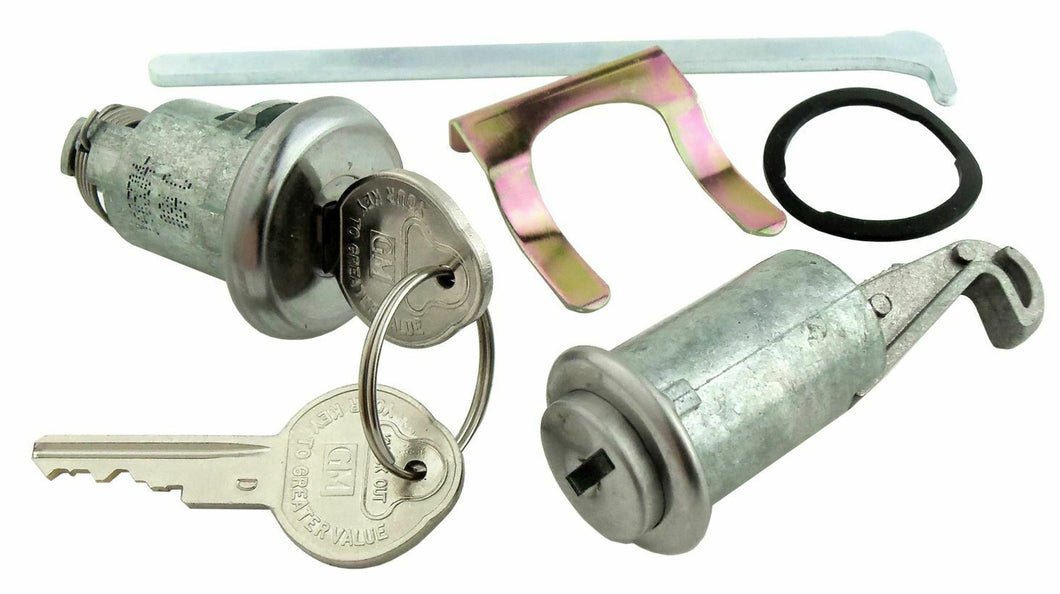 Trunk and Glovebox Lock Set 1964-1965 and 1969 GTO Lemans & Tempest