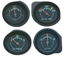 Load image into Gallery viewer, OER Oil Pressure/Fuel/Water Temperature/Ammeter Gauge Set 1968-1971 Corvette
