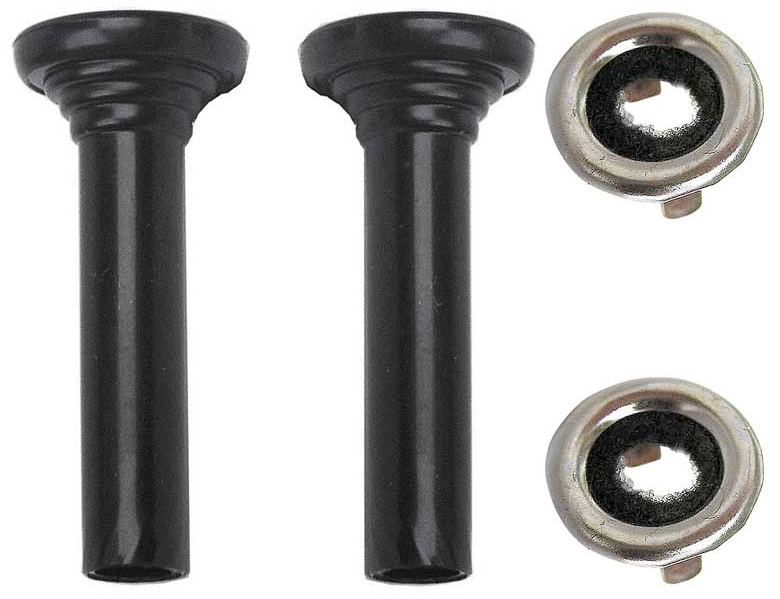 OER Black Door Lock Knob Kit 1967 Bel Air Bonneville Impala LeSabre Catalina