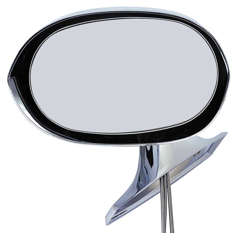 OER Chrome Remote Bullet Outer Door Mirror L/H 1971-74 Cuda Challenger Charger