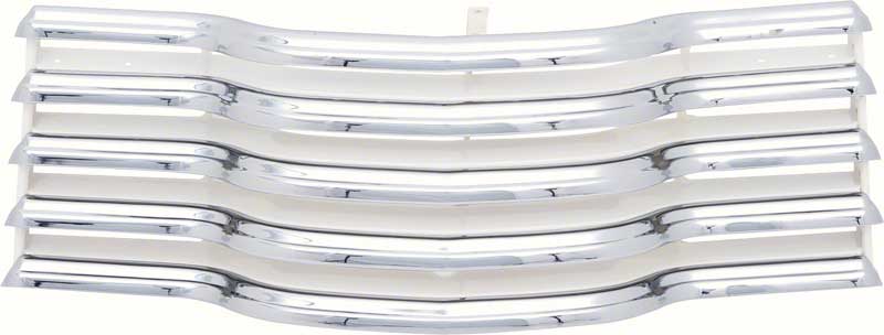 OER Chrome Grill With White Brackets 1947-1953 Chevrolet Pickup Truck