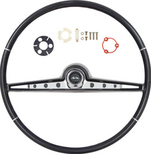 Load image into Gallery viewer, OER Black Steering Wheel Kit With Impala Horn Emblem 1962 Chevy Impala Models
