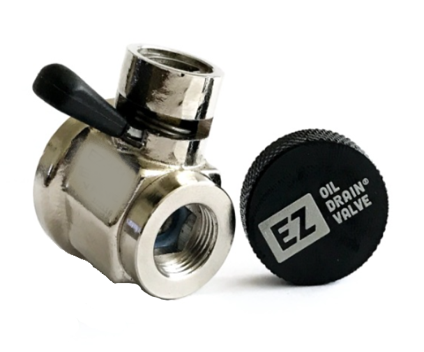 EZ Drain Oil Drain Valve With Cap EZ211 For Cummins ISX Engines 27mm-2.0 Thread
