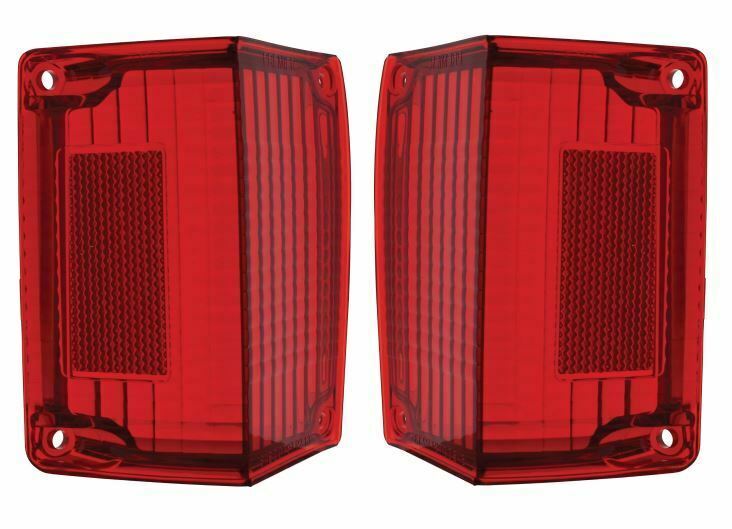 United Pacific Tail Light Lens Set 1970-1972 Chevy EL Camino