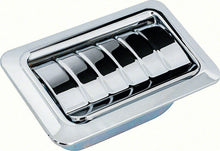 Load image into Gallery viewer, OER Chrome Ribbed Lid Rear Ashtray Assembly Set 1967-1976 Camaro Firebird Impala
