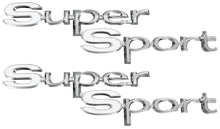 Load image into Gallery viewer, RestoParts Rear Quarter Panel Super Sport Emblem Set For 1967 Chevelle Models
